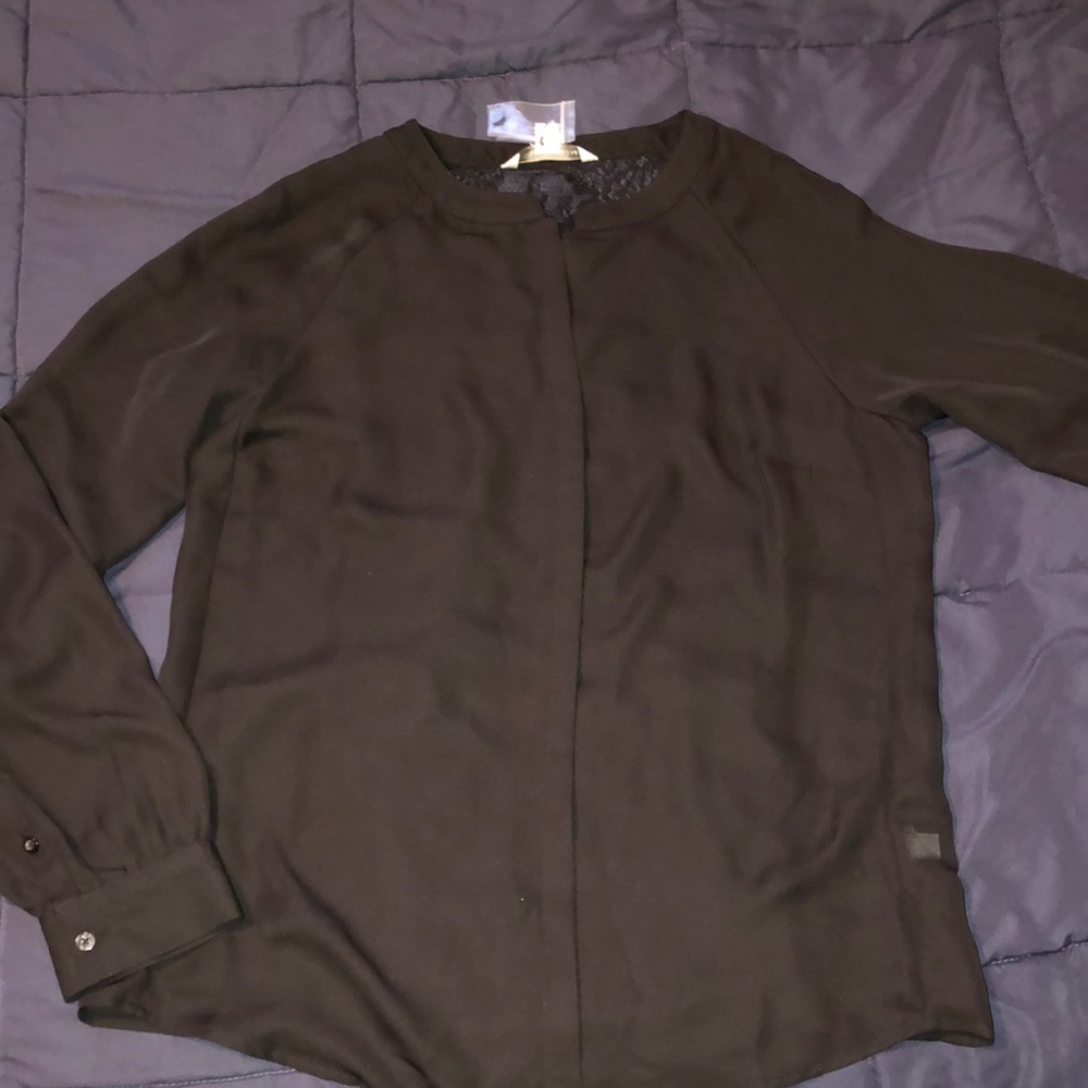 Lauren Conrad sheer blouse Medium
